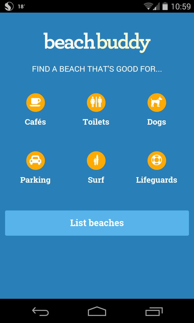 Beach Buddy Screen 1