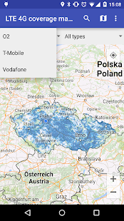 LTE 4G coverage map CZ Screenshots 3