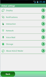 Download AQUZ Mailer Theme Green APK for PC