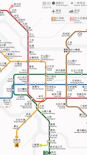 台北地铁路线图