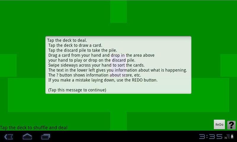 Canasta Screen 2