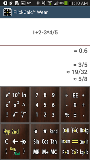 Flick Calc Wear Calculator App