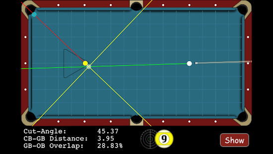 Billard Aiming Calculator Pro