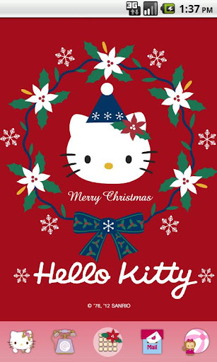 免費下載個人化APP|Hello Kitty Red Christmas app開箱文|APP開箱王