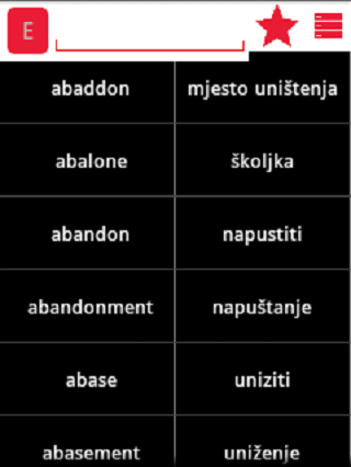 English Bosnian Dictionary