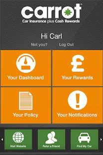Android application Carrot Insurance screenshot