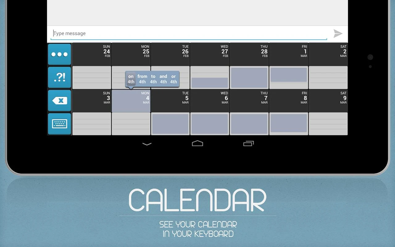 Siine Shortcut Keyboard - screenshot