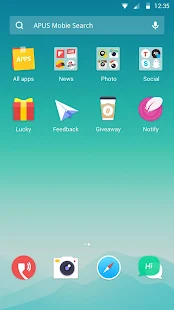 Dawn theme for APUS Launcher - screenshot thumbnail