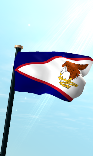 American Samoa Flag 3D