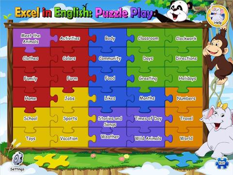 Excel in English Puzzle Play 1