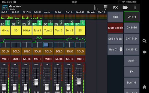Mixing Station XM32 Pro Screenshot
