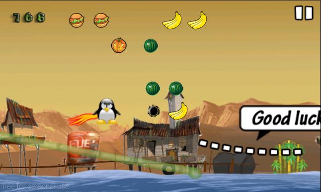 Flying pingouin - screenshot