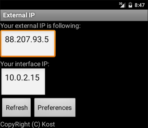 External IP