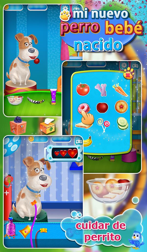 Android application My New Dog Baby Born screenshort
