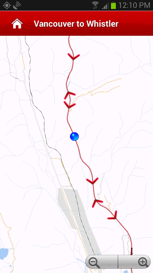 Android application Vancouver-Whistler GyPSy Tour screenshort