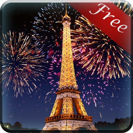 Eiffel Tower Fireworks LWP 個人化 App LOGO-APP開箱王