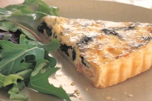 Bacon, Gruy&amp;#232;re and Spinach Quiche