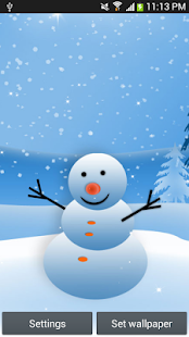 Free Download Snowman Live Wallpaper APK
