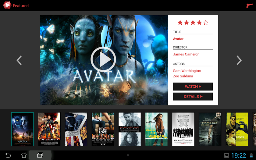 Video streaming DEMO Screen 2