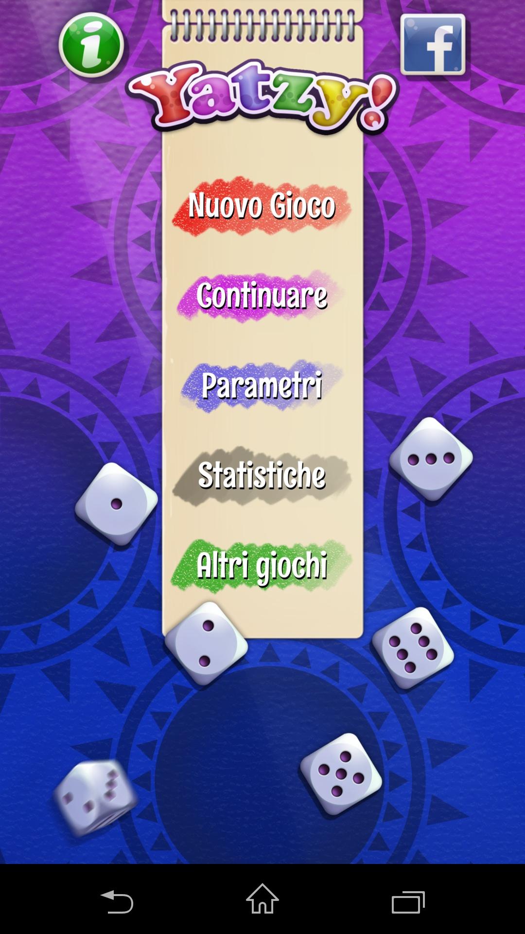 Android application Yatzy! Gold screenshort