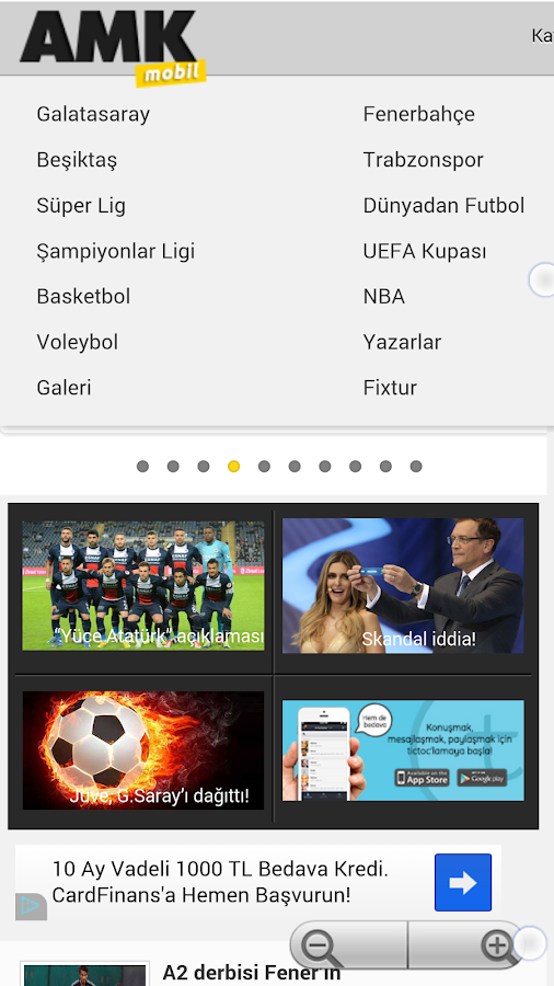 AMKSpor - screenshot