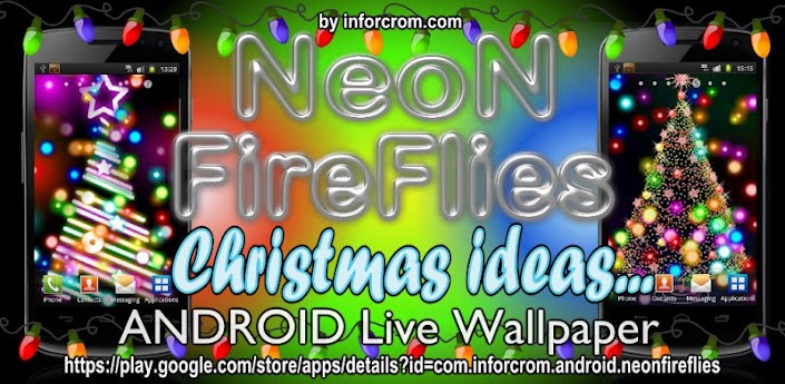 Neon FireFlies Live Wallpaper