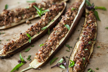 Stuffed Miso Eggplant Recipe