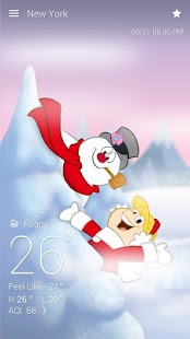How to mod Snowman  GO Weather EX 1.0 unlimited apk for android