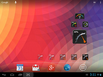 Gauge Battery Widget 2014 - screenshot thumbnail