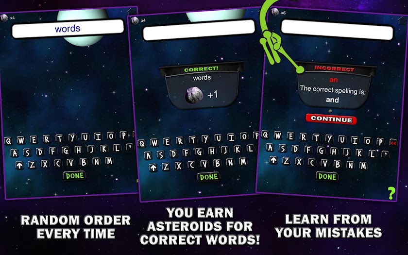 Spelling Space - Ultimate Screen 3