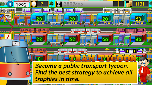 Android application Tram Tycoon screenshort