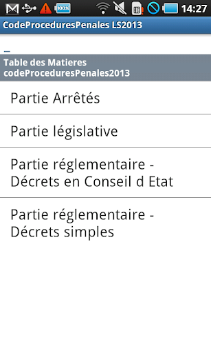 Code Procédures Pénales LS2014