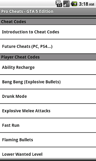 Unofficial ProCheats for GTA 5