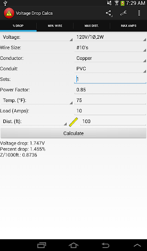 【免費生產應用App】Voltage Drop Calculator Free-APP點子