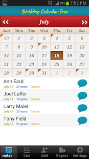 免費下載生產應用APP|Birthday Calendar Free app開箱文|APP開箱王