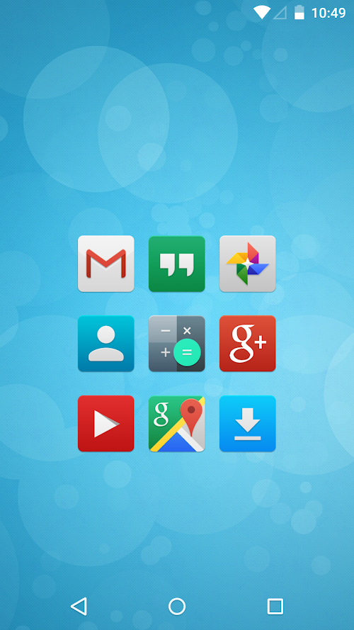 Android application Tersus - Icon Pack screenshort