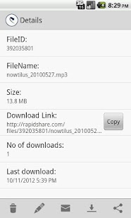 Download RapidShare Filemanager APK for PC