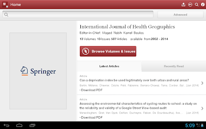 Journal of Health Geographics poster 7