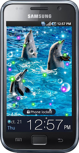 Dolphins Dances live wallpaper