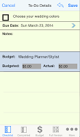 LDS Wedding Checklist APK Gambar Screenshot #4