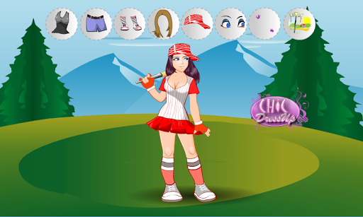 Baseball Girl Dressup