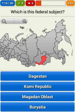 Geography of Russia Screen 2