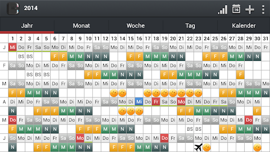 Screenshot Urlaubsplan v1.25.2