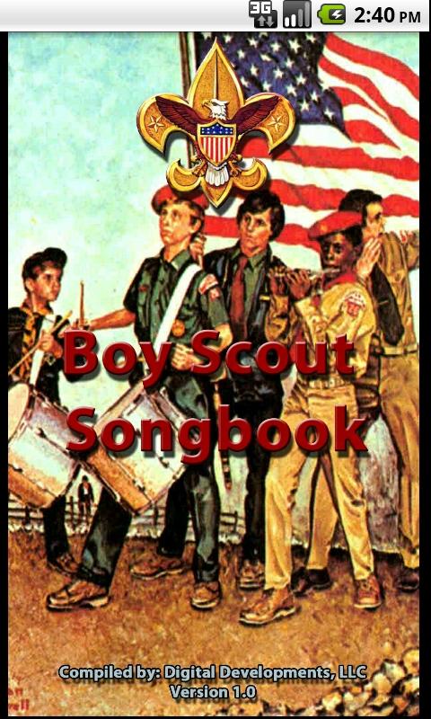 Android application The Boy Scout Songbook screenshort