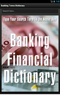 Banking Financial Dictionary