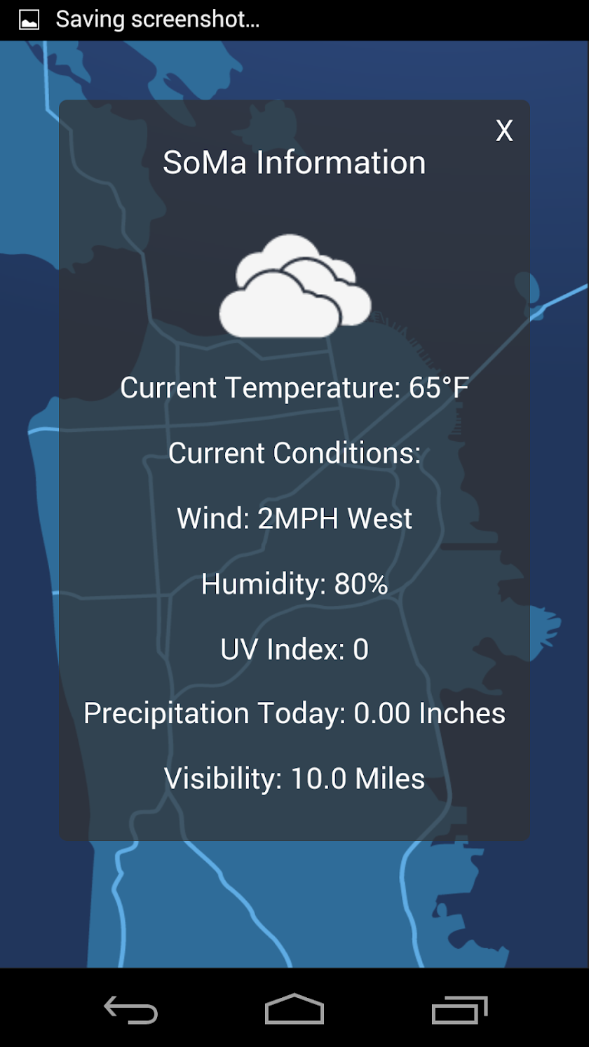 HoodieWeather Screen 2