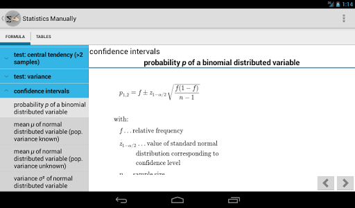 【免費教育App】Statistics Manually-APP點子