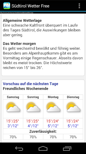 【免費天氣App】Südtirol Wetter Mobile-APP點子