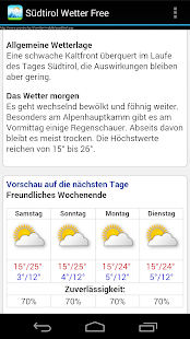 Südtirol Wetter Mobile Screenshots 2