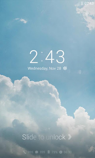 Blue Sky Dodol Locker Theme